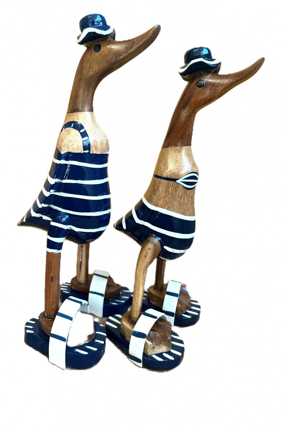 Ente am Strand aus Bambus